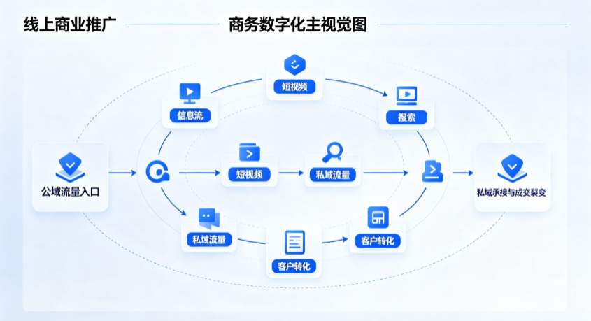 河南蒙古族自治县线上商业推广怎么做？全域流量闭环搭建与低成本转化实战指南